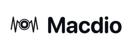 Macdio Wide Logo on light