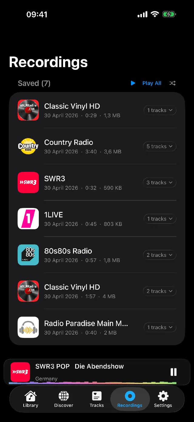 iPhone Recordings