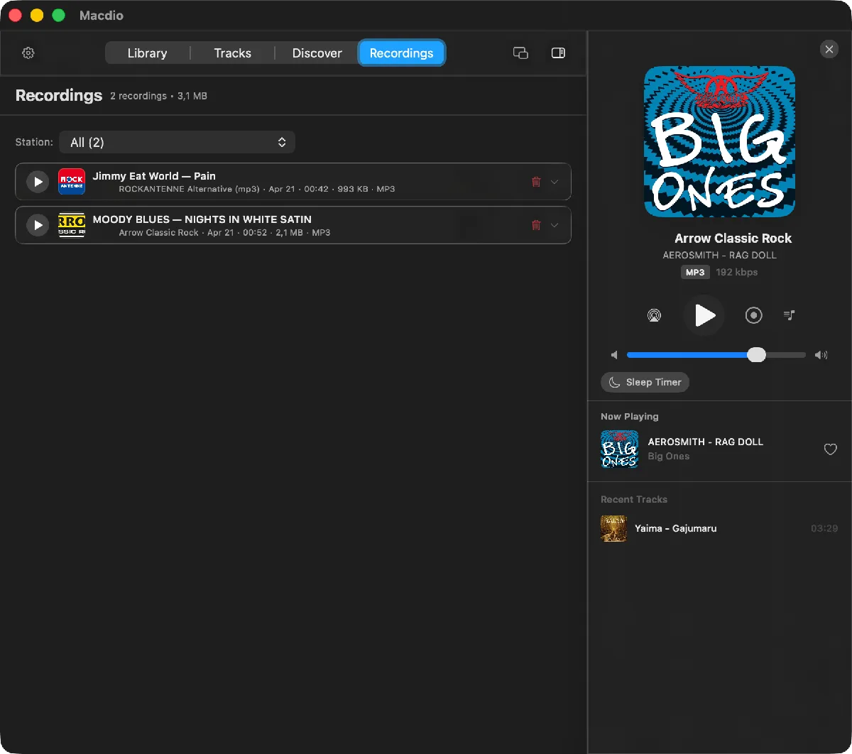 Mac Recordings