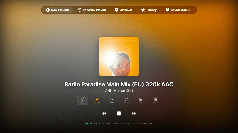 Apple TV Now Playing