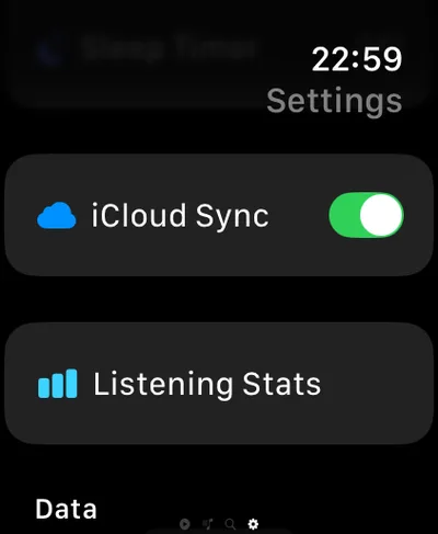 iCloud sync of stations on Apple Watch